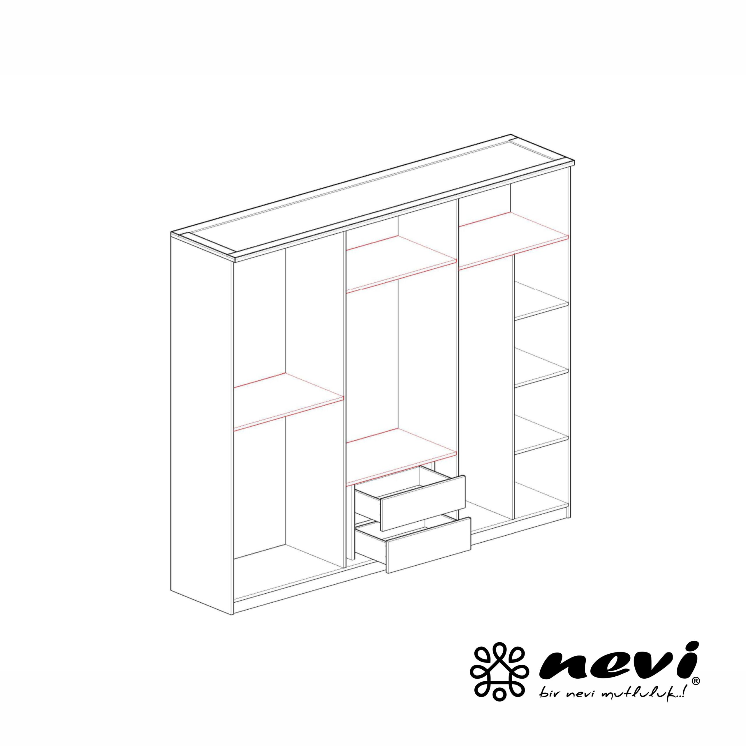 capris 6 door wardrobe