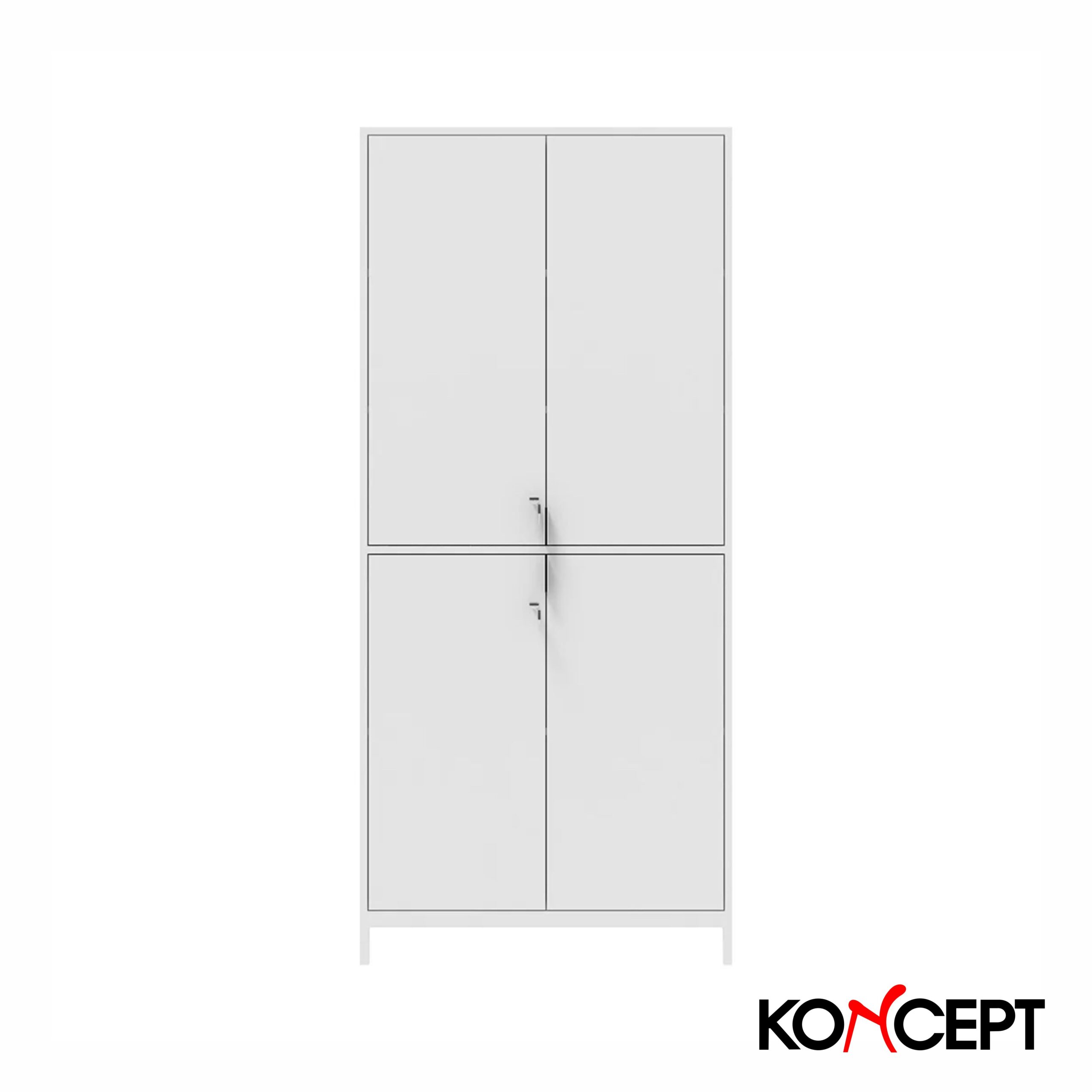 KC-Play Woker Open Door Tall Cabinet (KPL-WK-CT80B-W)